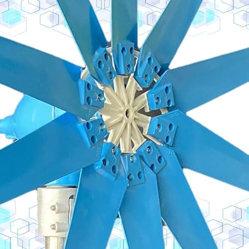 16000W Wind Turbine Generator Kit - Silent 20000W Solar & Wind Power System, 12V/24V/48V Options, 8/10 Blades for Home Use - Efficient Renewable Energy Solution