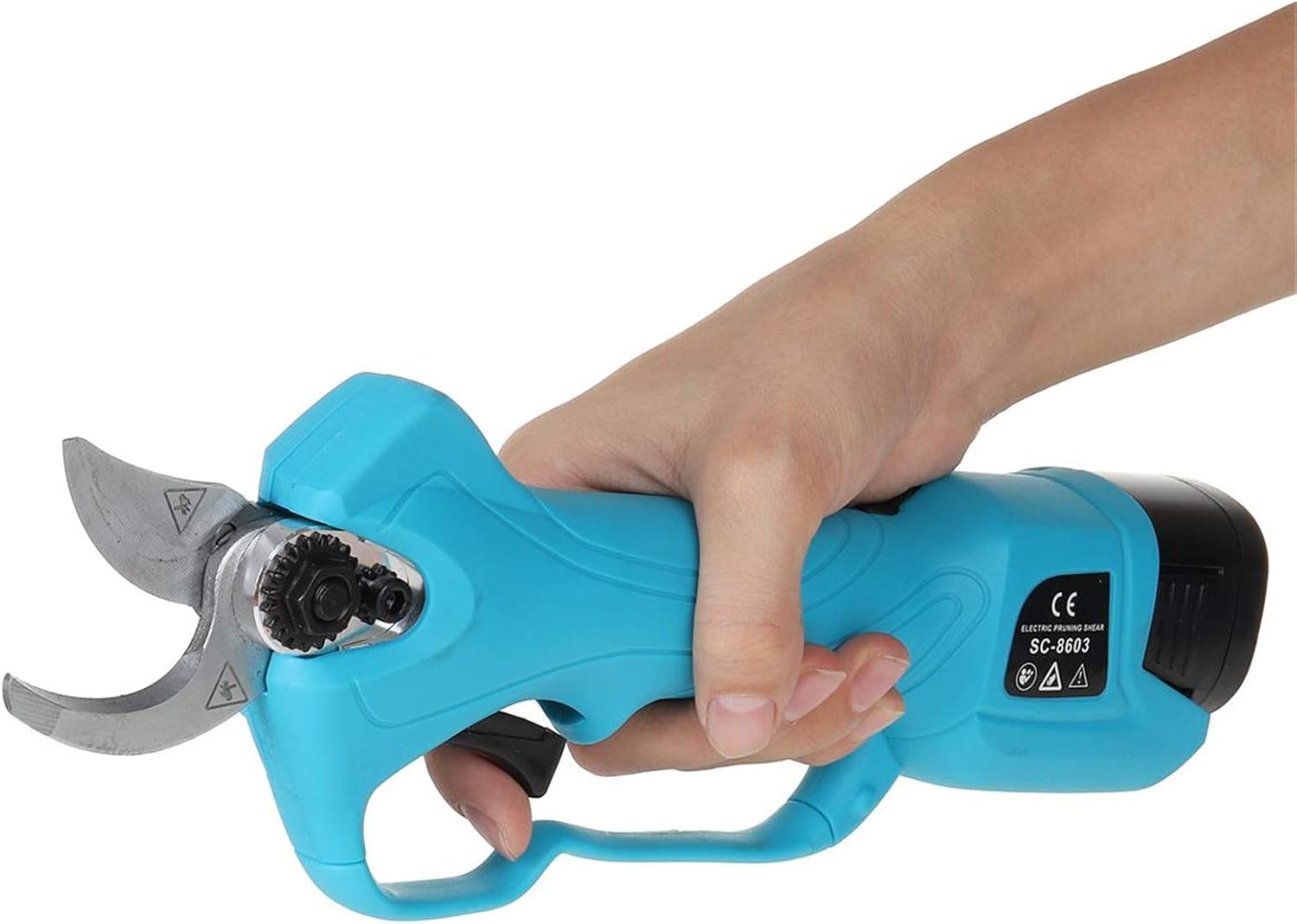 Professional Electric Pruning Shears with 1 Inch Cutting Diameter Cordless Pruning Shears 2 Battery for Gardens Parks Farms Orchards Greenhouses