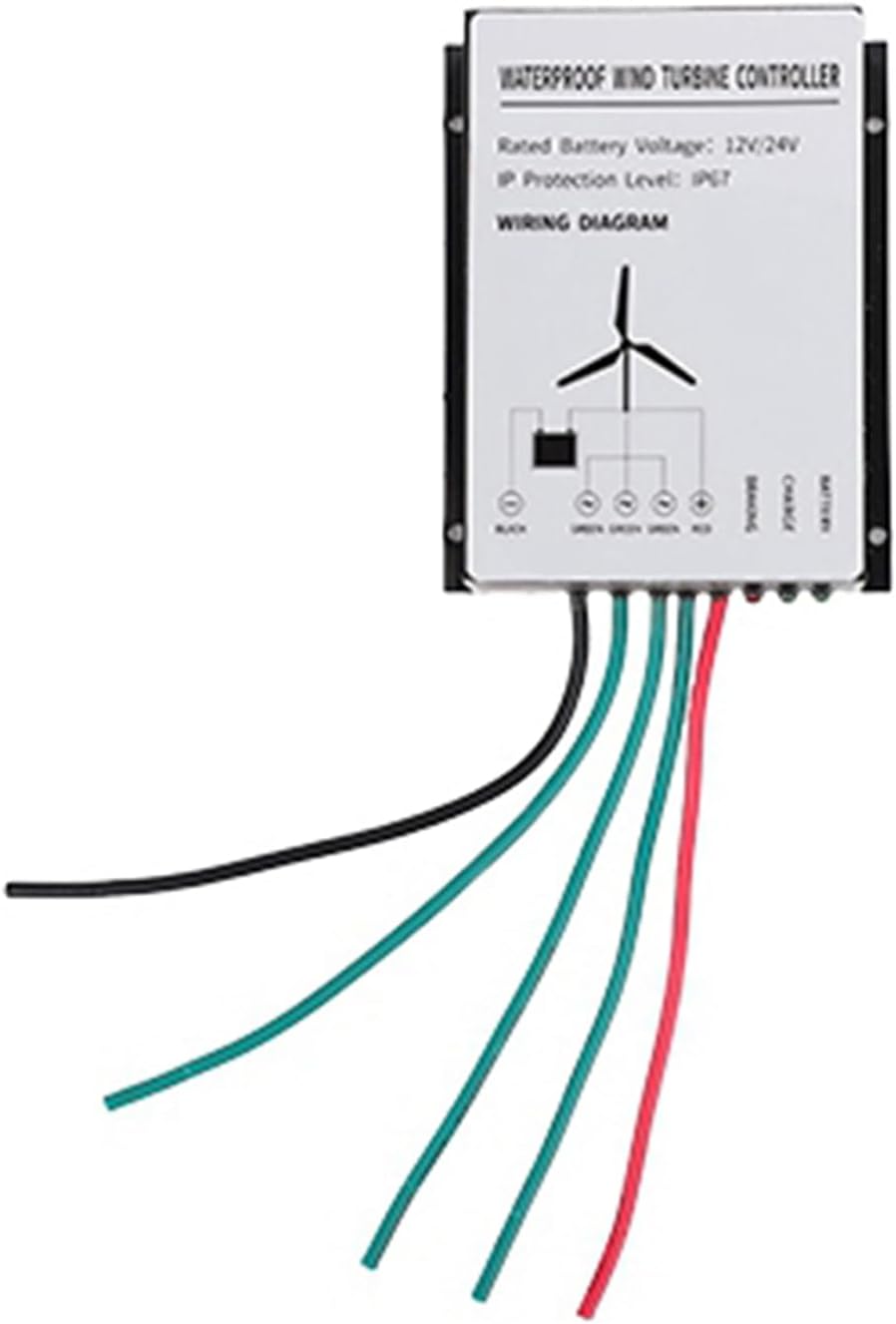 800W Wind Generator Kit 6 Blade Industrial Machinery Machine Professional Wind Turbines Small Windmill Generator (blue 12V)