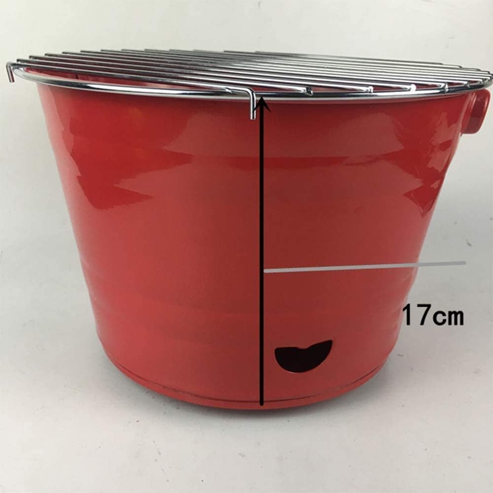 Wood Burning Fire Pit Outdoor Patio Campfire Backyard Fireplace,Round Steel Deep Bowl Fire Pit, 10 inch,