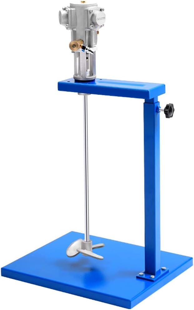 Automatic Pneumatic Paint Mixer Machine, 5 Gallon 20L Air Agitator Blender Stirrer, Lifting Platform Paint Coating Mixer Paint Stirring Machine Bracket Air Agitator Paint Mix Tool