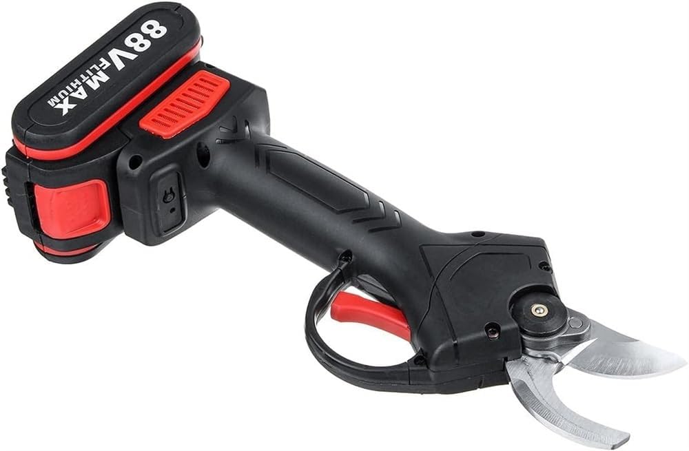 88V Electric Cordless Pruner Pruning Shear with 9000Mah Lithium-Ion Battery Efficient Fruit Tree Bonsai Pruning Cutter