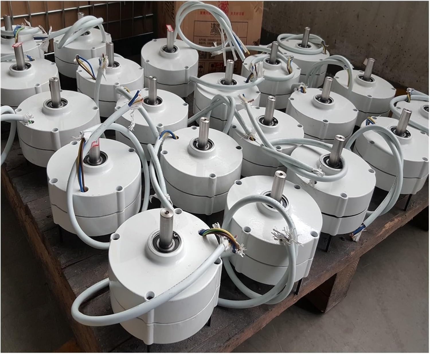 5000W Wind Turbine Generator Kit 12V24V48V AC Single Phase tor Wind Turbine High Efficiency Wind Power Generator Low Starting Speed for Home(Double Shaft,48V_5000W)