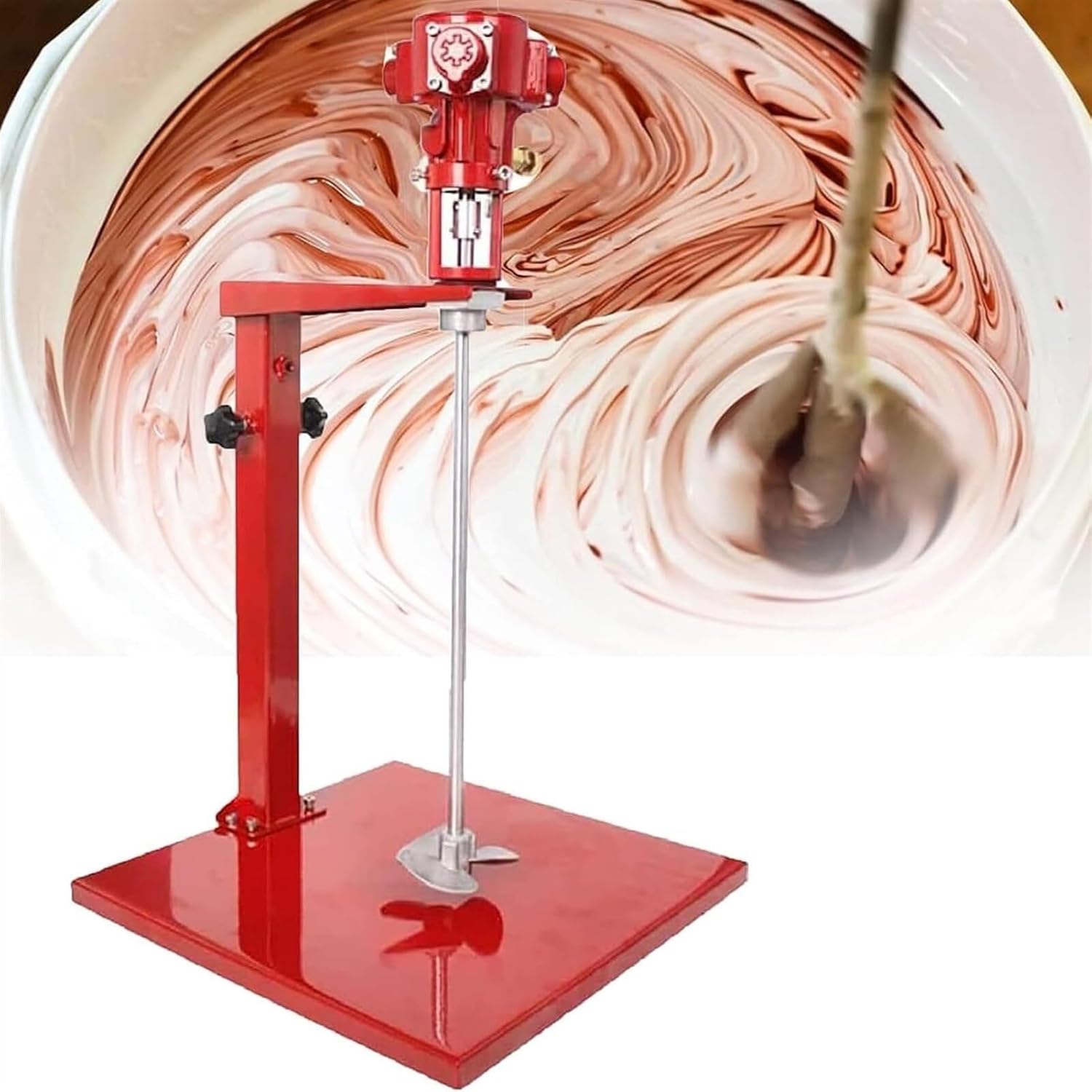 Pneumatic Paint Mixer with Stand - Air Agitator for Efficient Paint and Dye Mixing, Desktop Stirring Machine for Hydrosol and Liquid Mixing