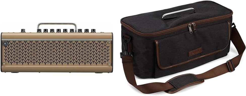 Yamaha THR30IIA Wireless Acoustic Desktop Amp Bundle with Carry Bag for THR-II Desktop Amps