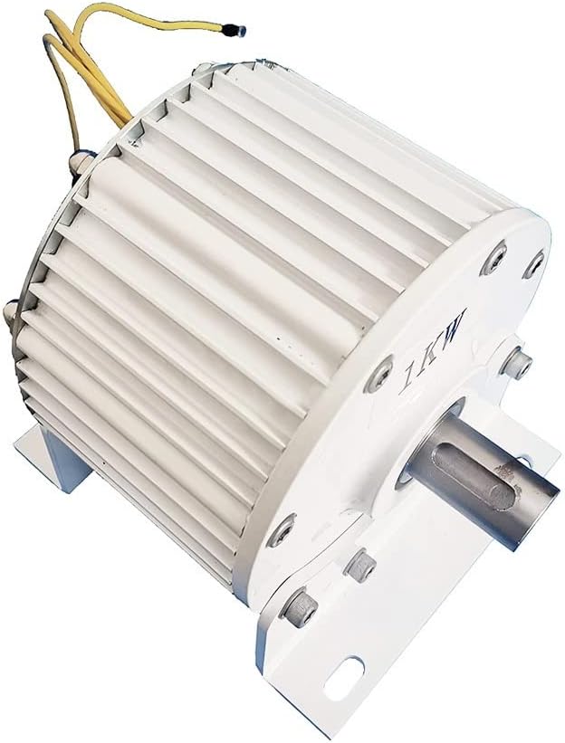 Wind Power Turbine Generator 1KW~10KW Low RPM Permanent Magnet Wind Turbine Generator 10000W 48V 96V Free Energy Generator Alternative Energy (Color : With base, Size : 380V_1600W)