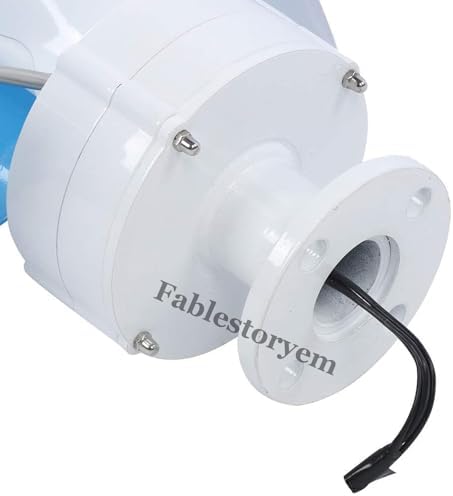 12000W Helix Maglev Wind Turbine Generator Kit - 12V/24V/48V Vertical 3-Phase AC Permanent Magnet with MPPT Controller & 2 Blades for Boats, Gazebos, Cabins