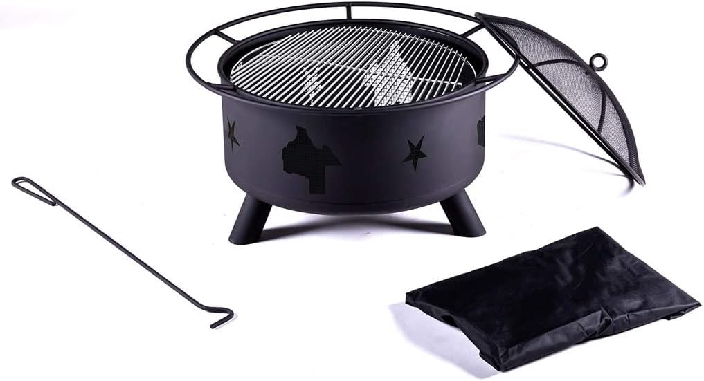 BBQ Grill Outdoor Outdoor Bonfire Burning Wood Grill - 30