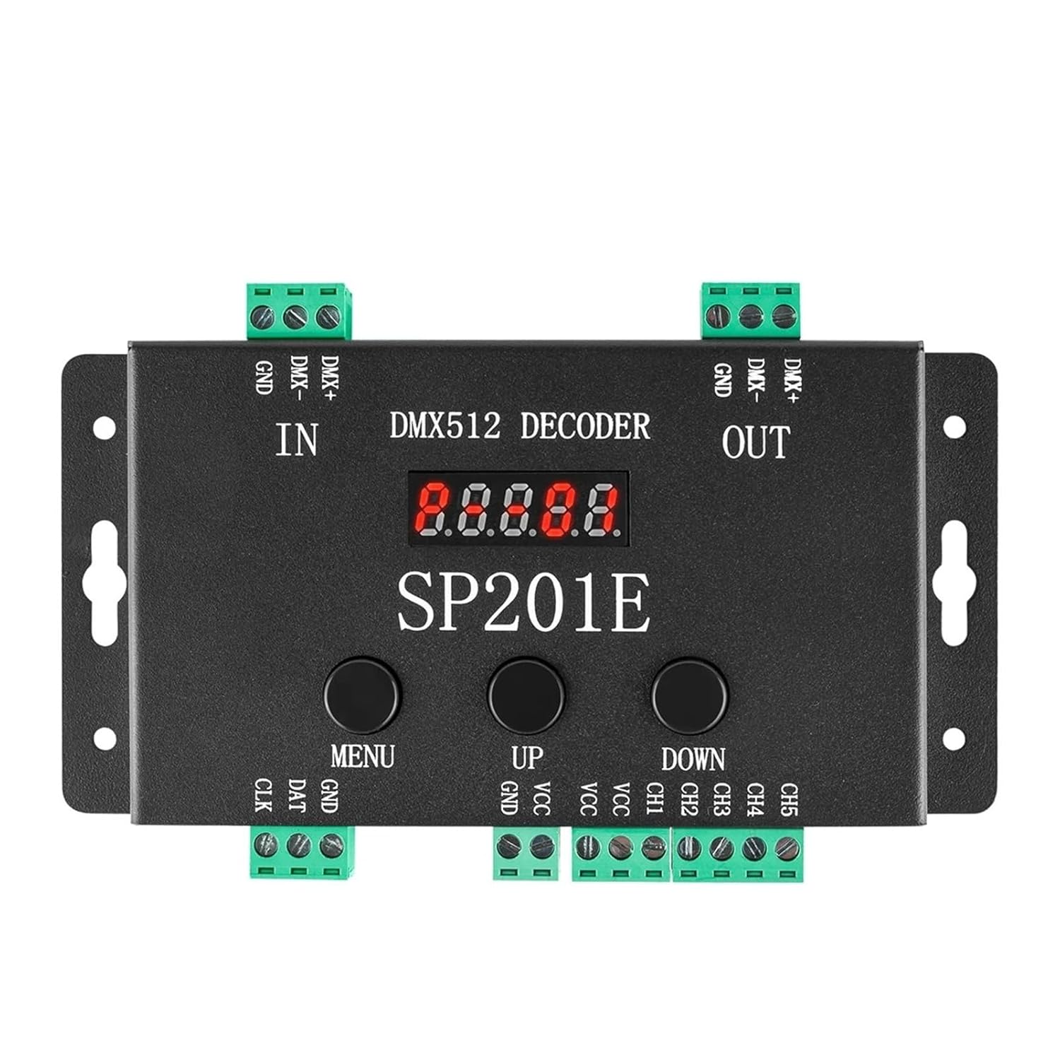 SP201E DMX512 LED Decoder Controller 5 Channel PWM SPI Pixel DC5V-24V