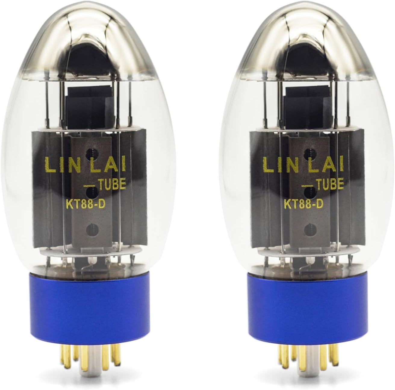 LINLAI Tube 1 Pair KT88 Free Matching Vacuum Hifi Valve Electronic Tube for Class Pairing Audio Amplifier Replaced 42W Power Amplication(2pcs in a pack) (KT88-D)