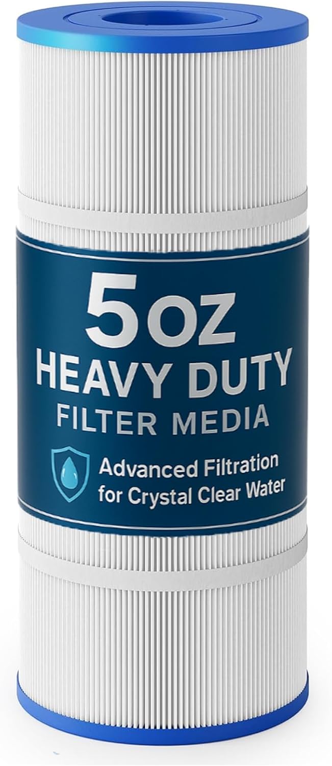 C150S Pool Filter Cartridges Compatible with Hayward SwimClear C150S, Heavy Duty 5oz Fabric for Superior Filtration & Durability, Replaces Hayward CX150XRE, CS150E, Pleatco PA150S