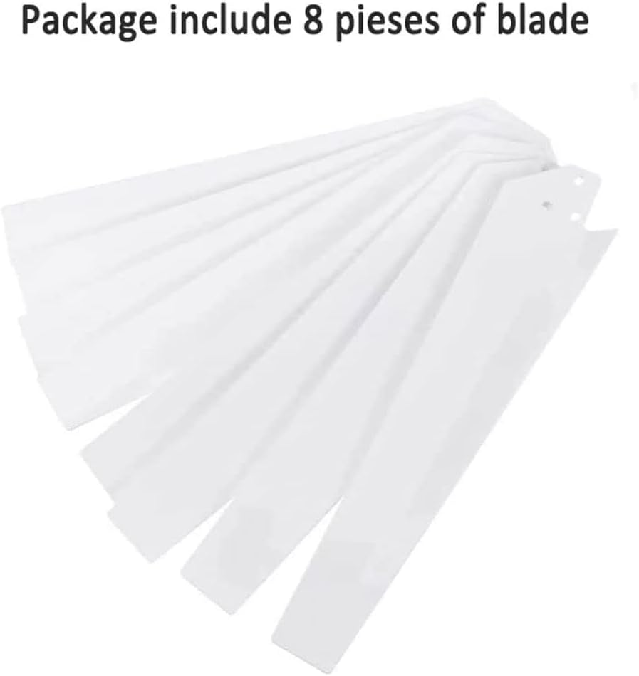 CAJUCA 8 Pcs Wind Turbine Blades Nylon Fibers Blades 550Mm Horizontal Wind Turbine Generator Windmill Accessories DIY Blades for Wind Generator
