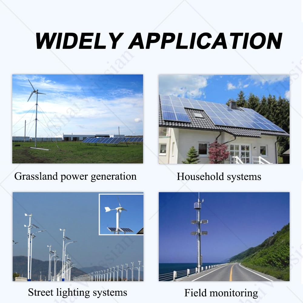New Upgraded Wind Solar Hybrid Charge Controller,Mppt Charge Boost Controller,12v/24v/48v Auto Switch Regulator,with LCD Screen,for Wind Turbine Generator Charger W300/S500W-12V