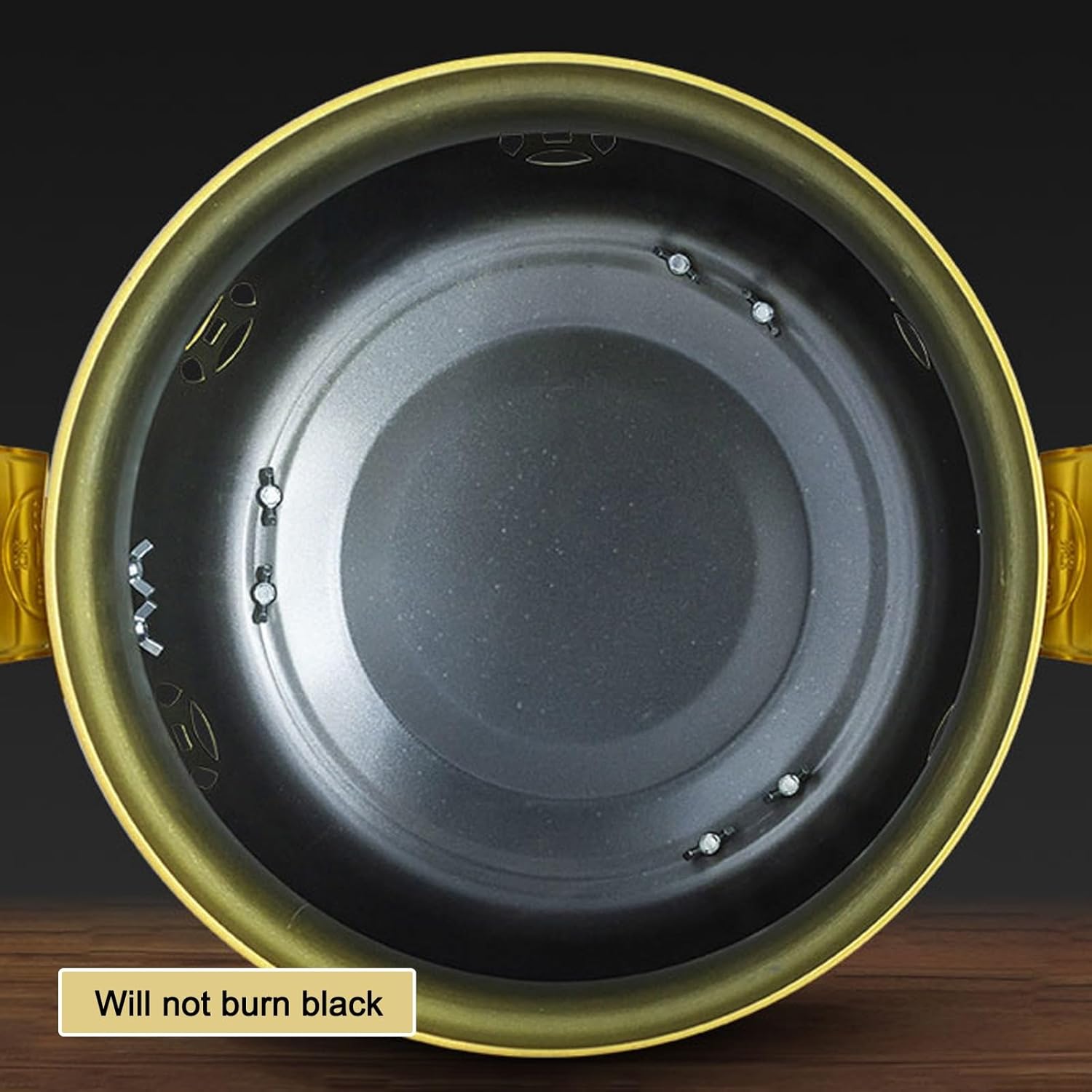 Outdoor Incinerator, Burn Cage with Lid, Double Handle Metal Fire Pit for Burning Paper Leaves Garbage Paper Money(Gold,43cm/17in)