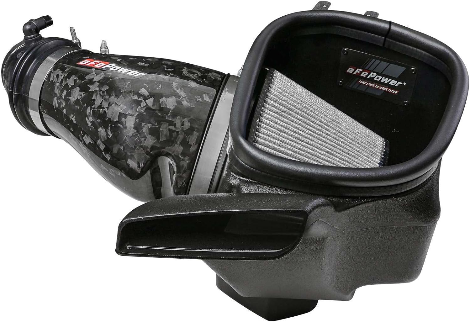 aFe POWER Track Series Intake System w/Pro DRY S Filter, #57-10028D, Carbon Fiber