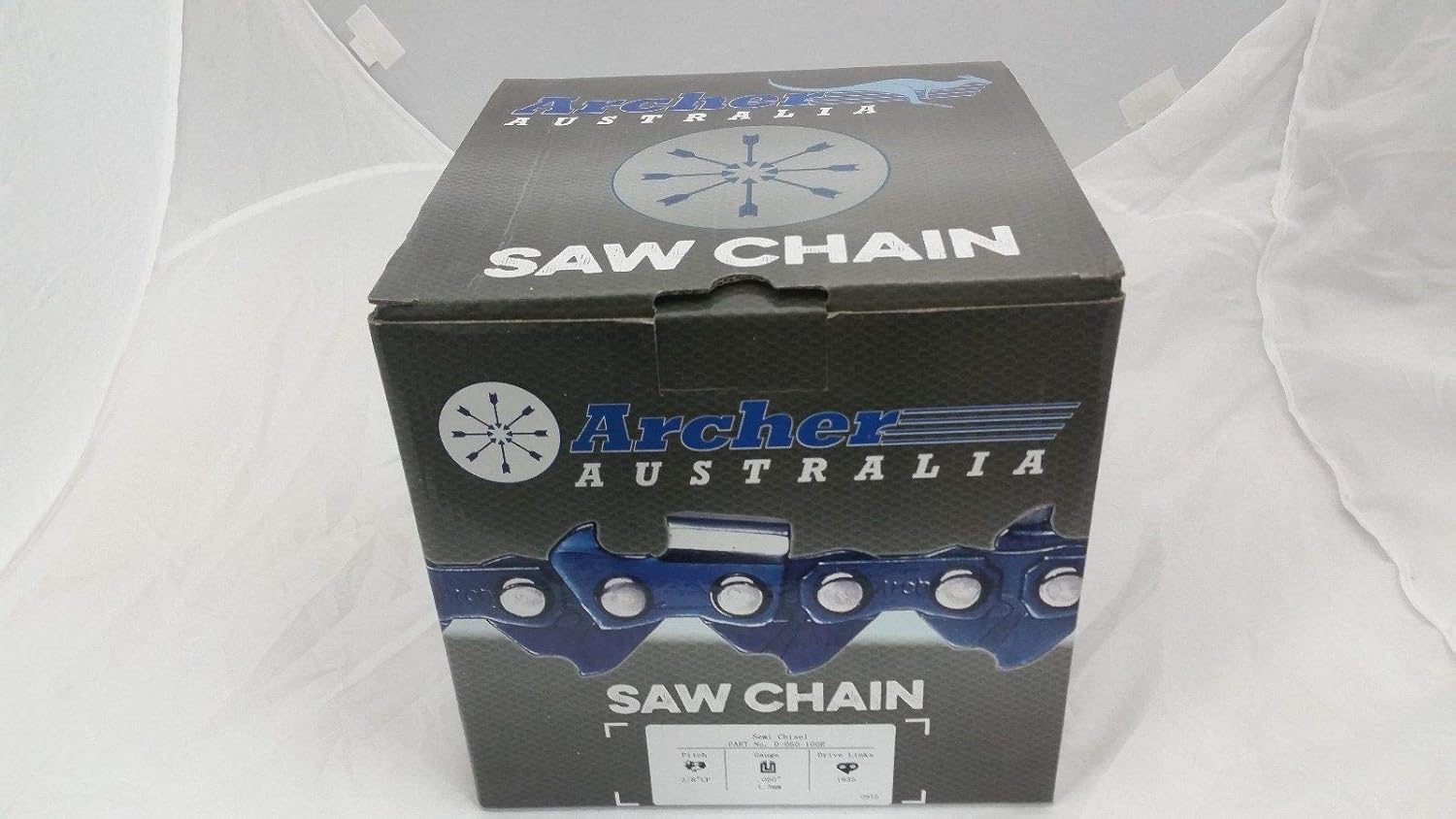 Archer Chainsaw Chain 100ft Roll 3/8LP .043 Semi-Chisel