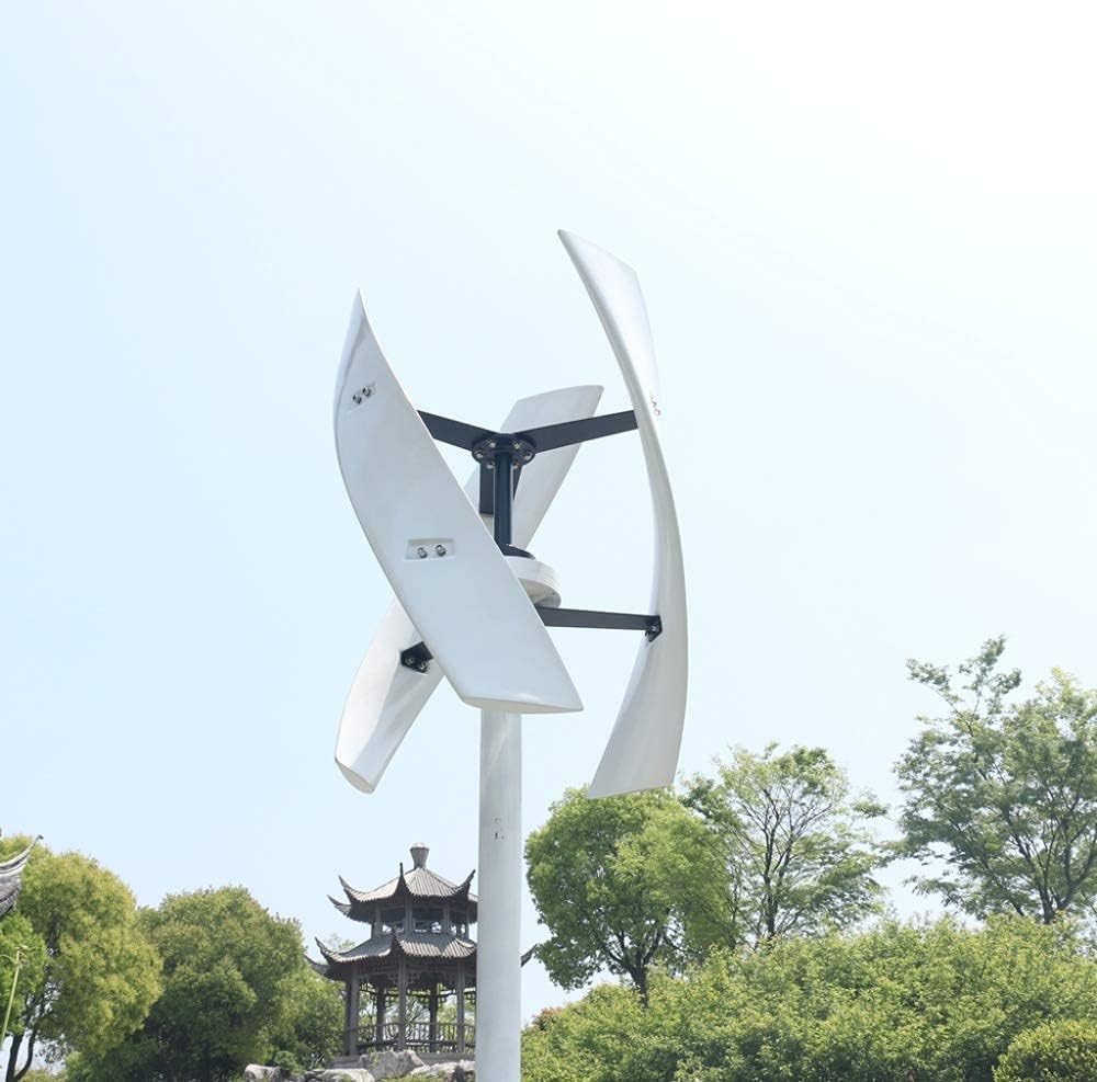 Wind Turbine Generator,Vertical Axis Wind Turbine,New 3000W 220V Vertical Wind Turbine Magnetic Levitation Upright Wind Generator for Home Ship