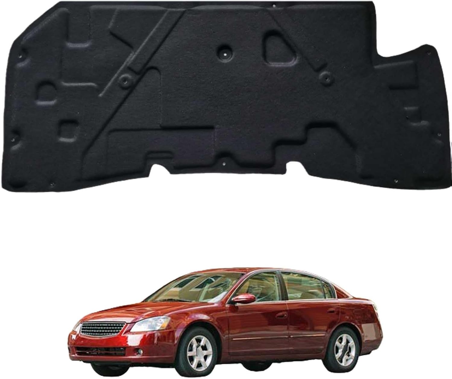 Car Front Hood Engine Sound Pad for Nissan Altima 2005-2007, Heat Insulation Cotton Mat Cover Soundproof Car Accessories