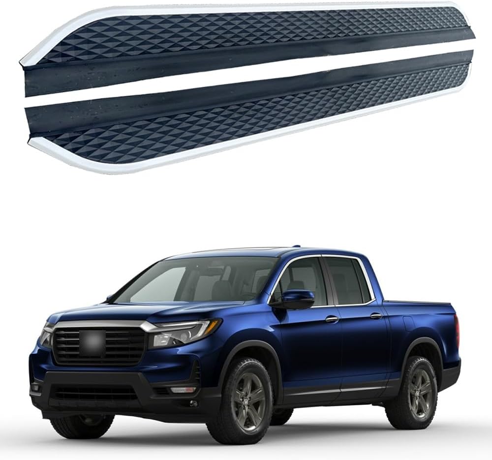 【Tariffs Free】 Fixed 2PCS Running Board fits for Honda Ridgeline 2017-2025 Side Step Protect Bar Pedal Nerf Bars Accessories w/Brackets
