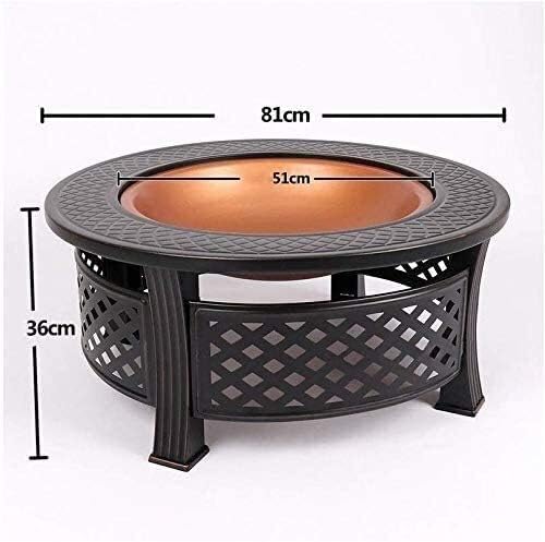 Outdoor Fire Pit Outdoor Fire Pits Wood Burning Pit - includes Spark Screen and Log Poker - Great for Outdoor and Patio Home Barbecue