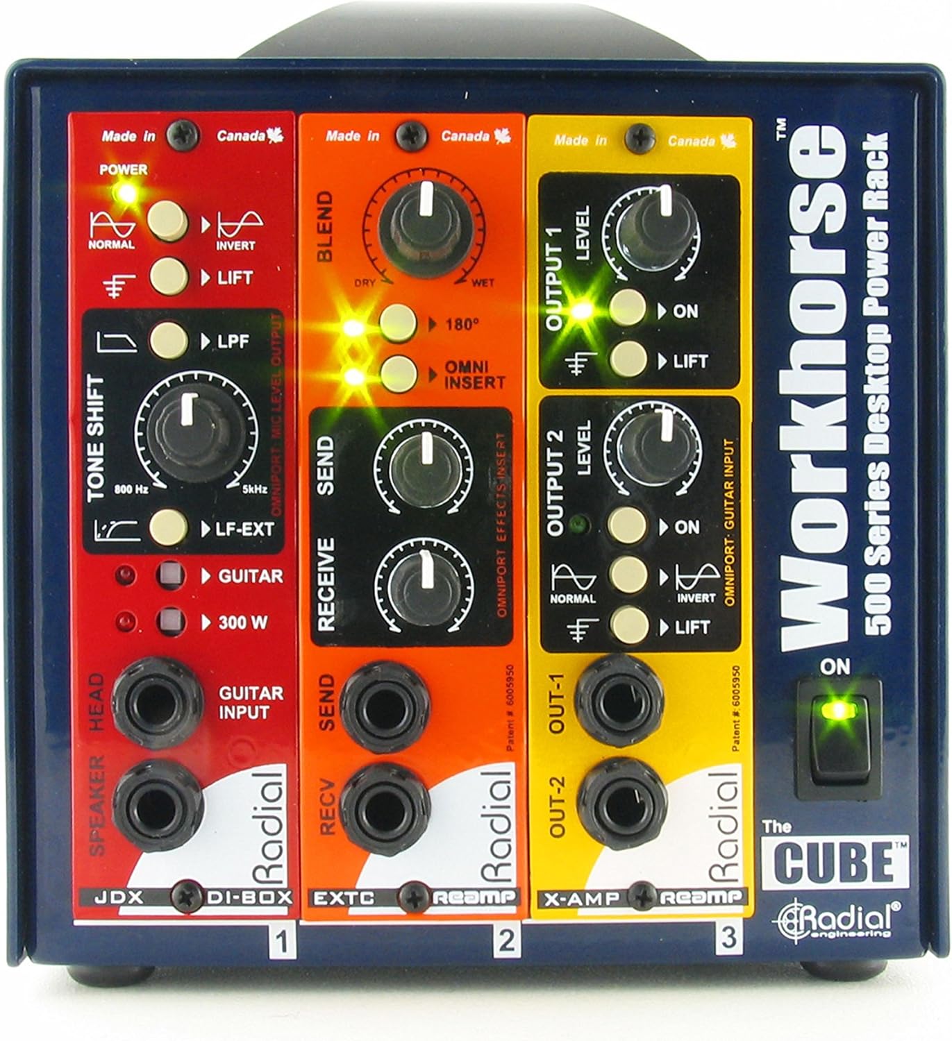 Radial Engineering Radial Workhorse Cube Desktop Power Rack