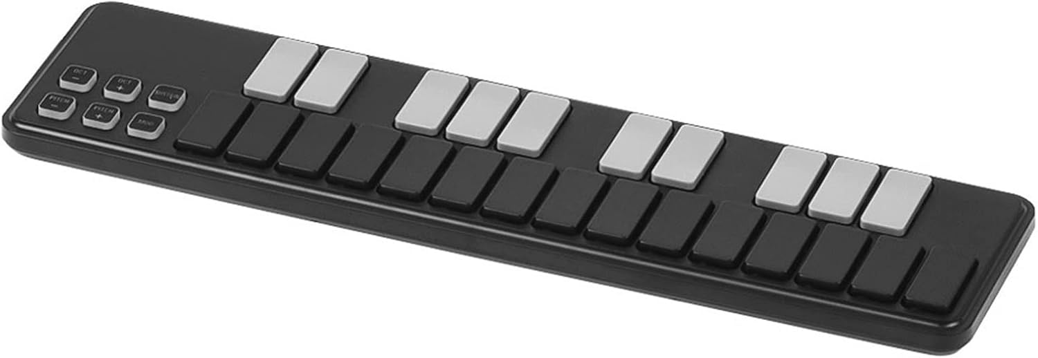 Keyboard Piano Controller Slim-Line Portable USB MIDI Keyboard Controller 25 Keys with USB
