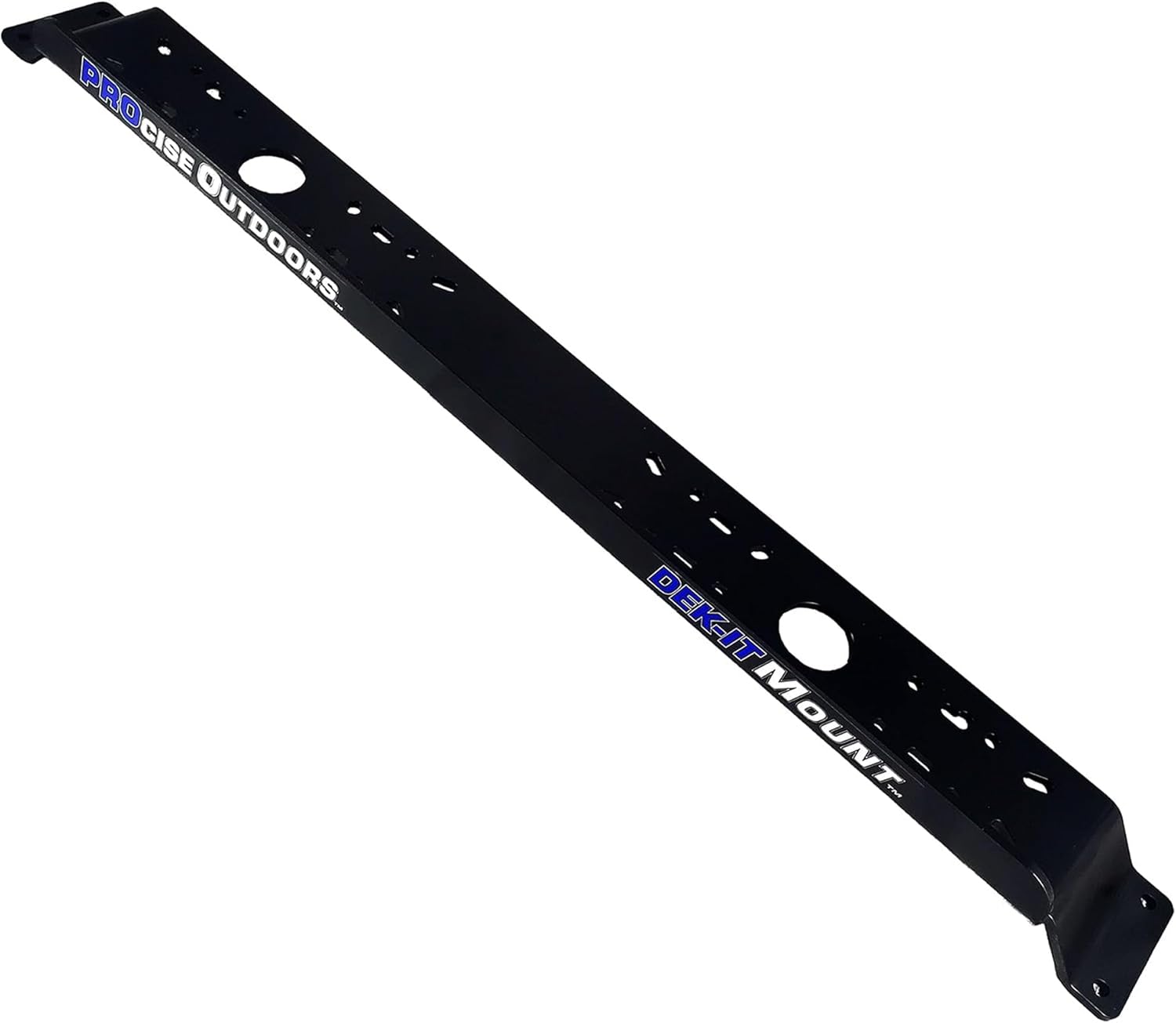 PROcise DEK-It Fish Finder Mounts for Boats, Dual Unit, Low Profile Deck Fish Finder Mount, Depth Finder Mount and Other Fishing Accessories, Marine-Grade Aluminum, Secure and Rust-Proof