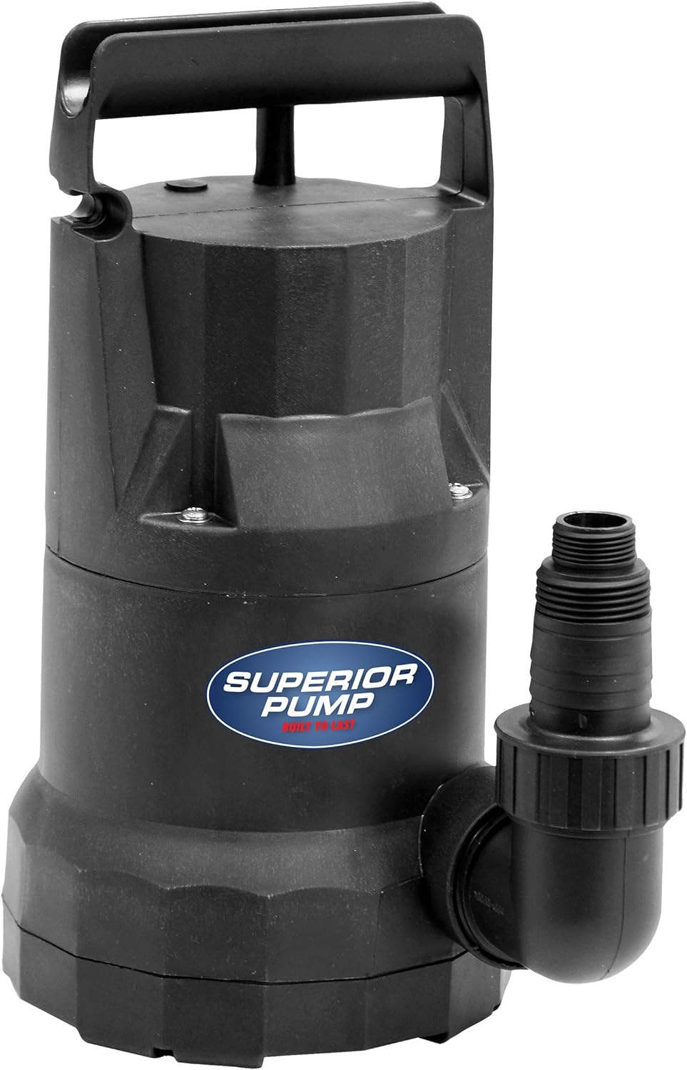 Superior Pump 91359 1/3 HP Utility Pump-Oil Free Design, Black