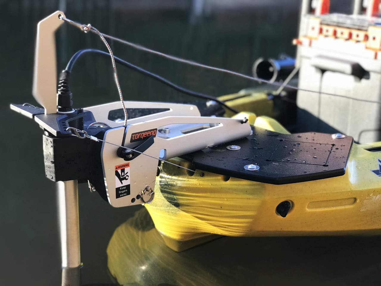 Wilderness Systems Kayak Stern Mounting Plate Gen 2 | Fits ATAK 120 Kayaks | Torqueedo Motor Mount | Kayak Power Pole Mount | Kayak Accessory Mount, One Size, Black (8070229)