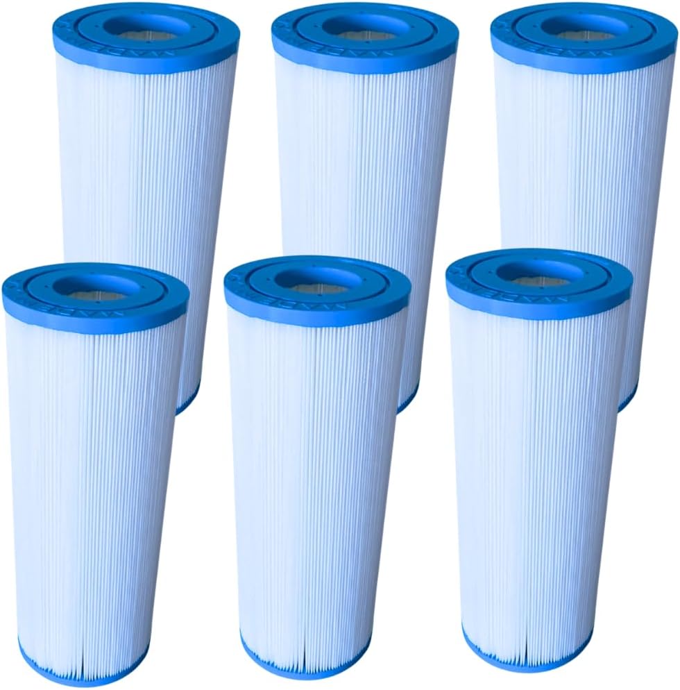 Atomic USA Made Pool Filter Replacement for Hayward CX225-RE, MicroStar Clear C-225, C-225, CX225-RE, Micro Star Clear C225, Unicel C-4325, FC-1220, Pleatco PA225-4 M4 Aladdin 12501 Filter (6 Pack)