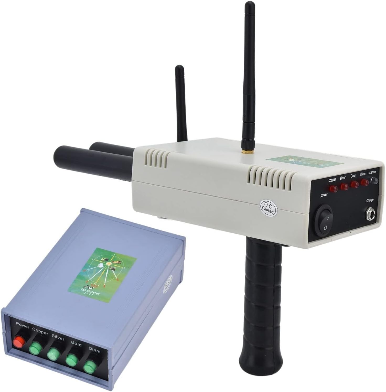 Professional Metal Detector for Adults, 1500m Range & 25m Depth Underground Gold & Treasure Finder with Transmitter