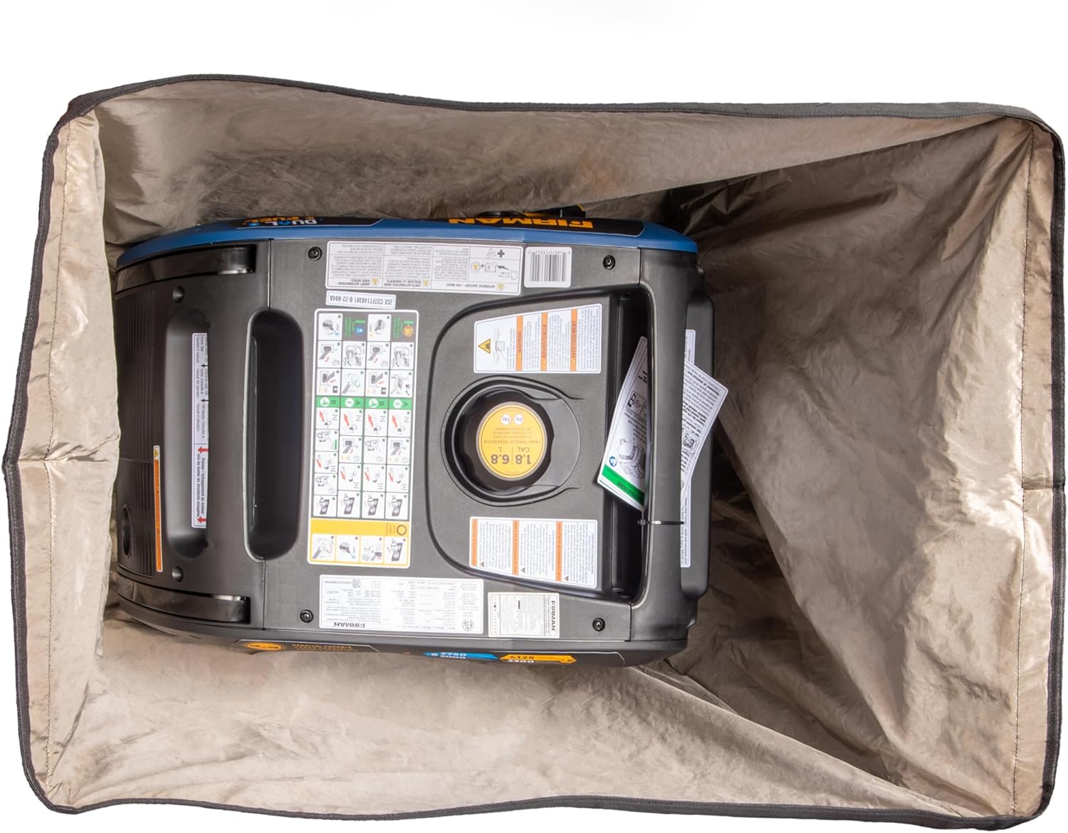 Faraday Generator Dry Bag | EMP Protection | Waterproof Cover | Fits Mid-Size Generators | Heavy Duty Material | MOLLE Webbing | Supported Base Structure