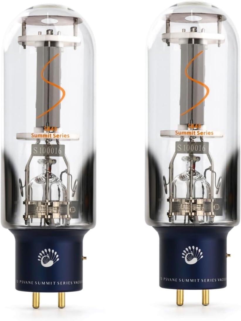 PSVANE Summit Series 845 Vacuum Tube Tubes for Amplifiers Matched Pair (2 Pack)