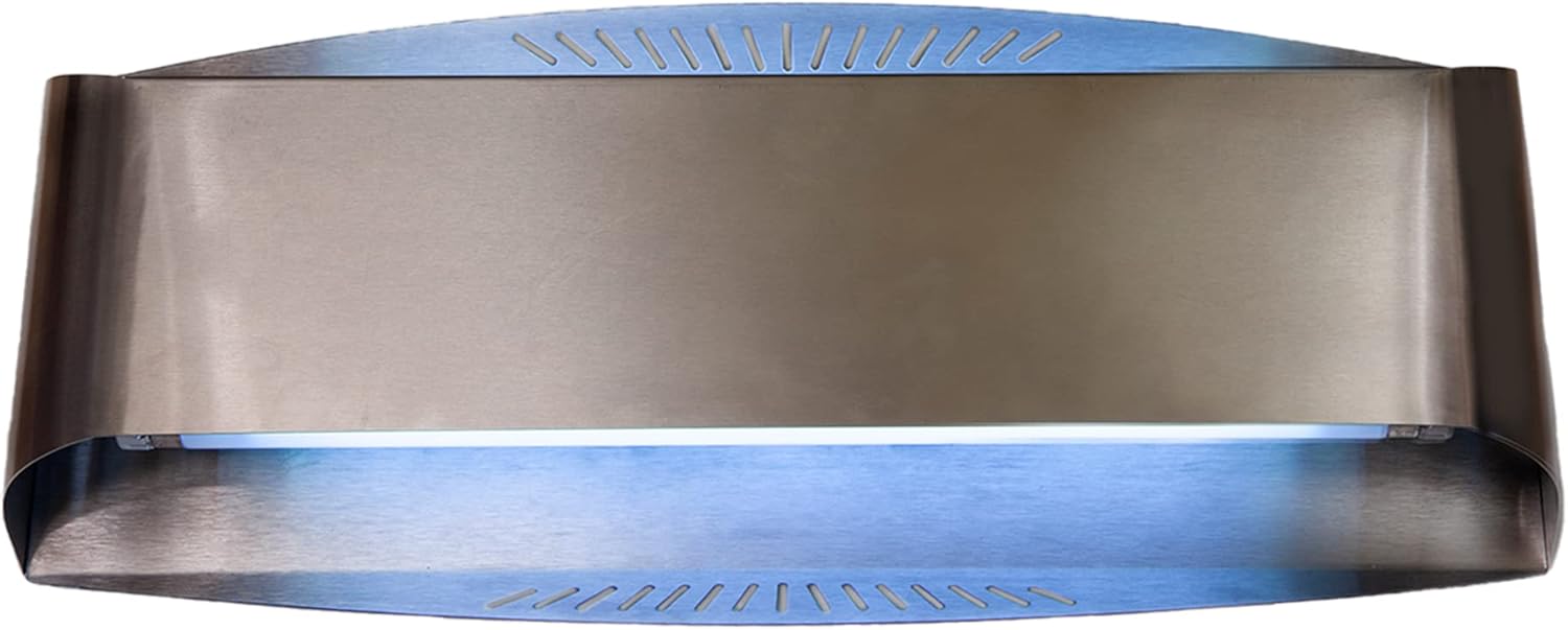 Gardner iFly Accent Decorative Wall Light, UV Fly Traps for Indoors, Bug Light Indoor, Commercial Fly Trap for Restaurants, Fly Traps for Indoors, Gnat Catchers Indoor, Bug Catcher, Non-Zapper - SS