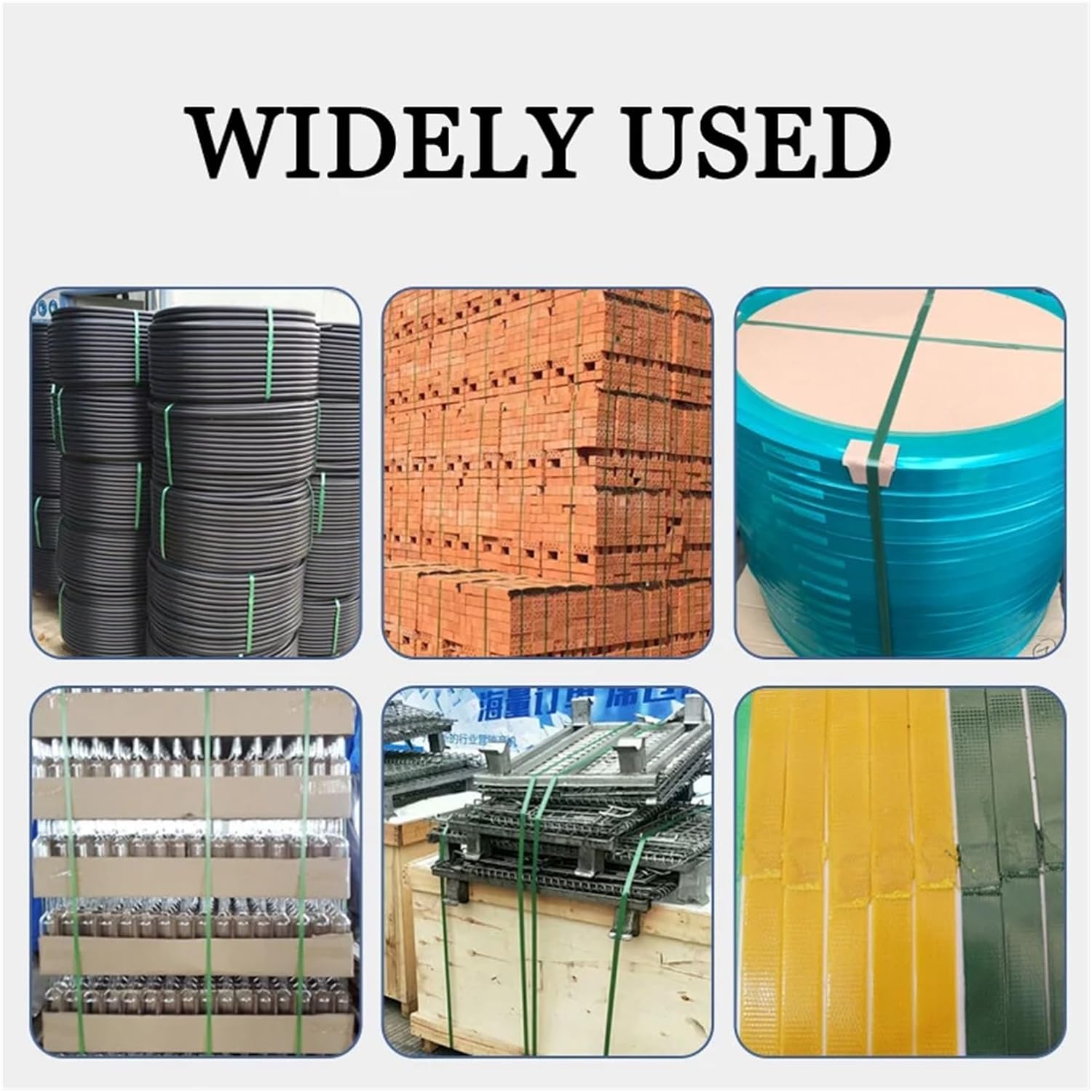 Q1 Full Automatic Electric Strapping Machine With 1 Battery Portable Digital Display Packing Tool For 10-16mm PET PP Belt with Efficiency(1 BATTERY)