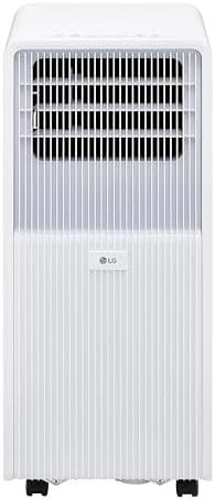 LG 8000 BTU (DOE) / (11000 ASHRAE) Portable Air Conditioner Cools 350 Sqft Easy Install, Remote Control, LCD Display, Washable Filter Eco-friendly AC Unit, White LP0825WFR