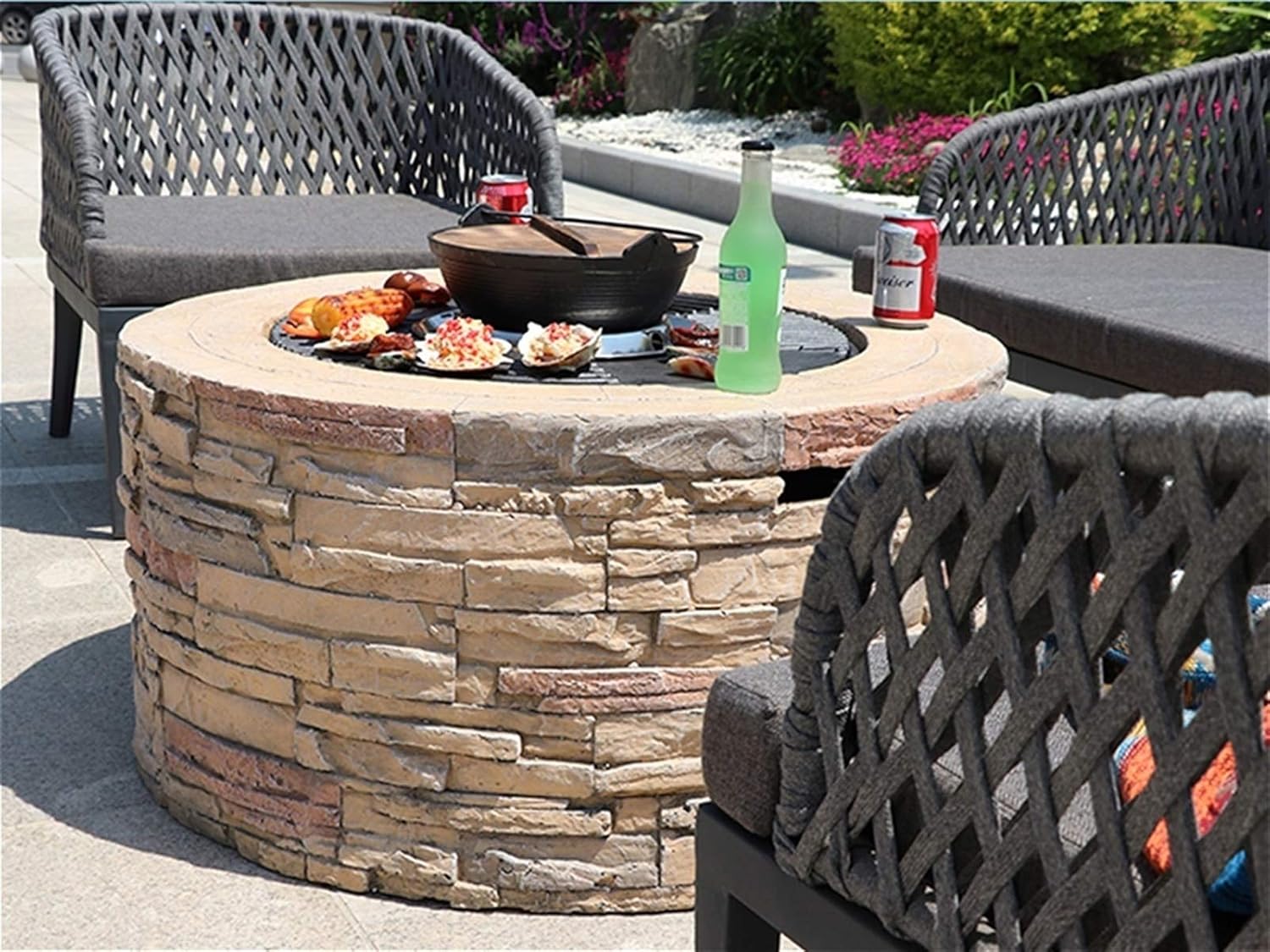 Outdoor Fire Pit 90cm/35.4