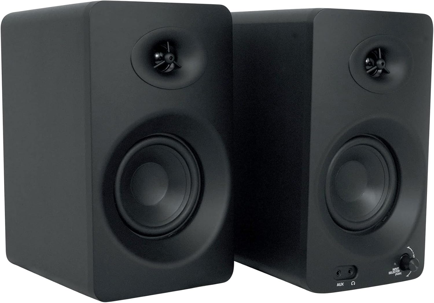 Rockville ASM4 Powered Studio Monitor Speaker Pair, 4