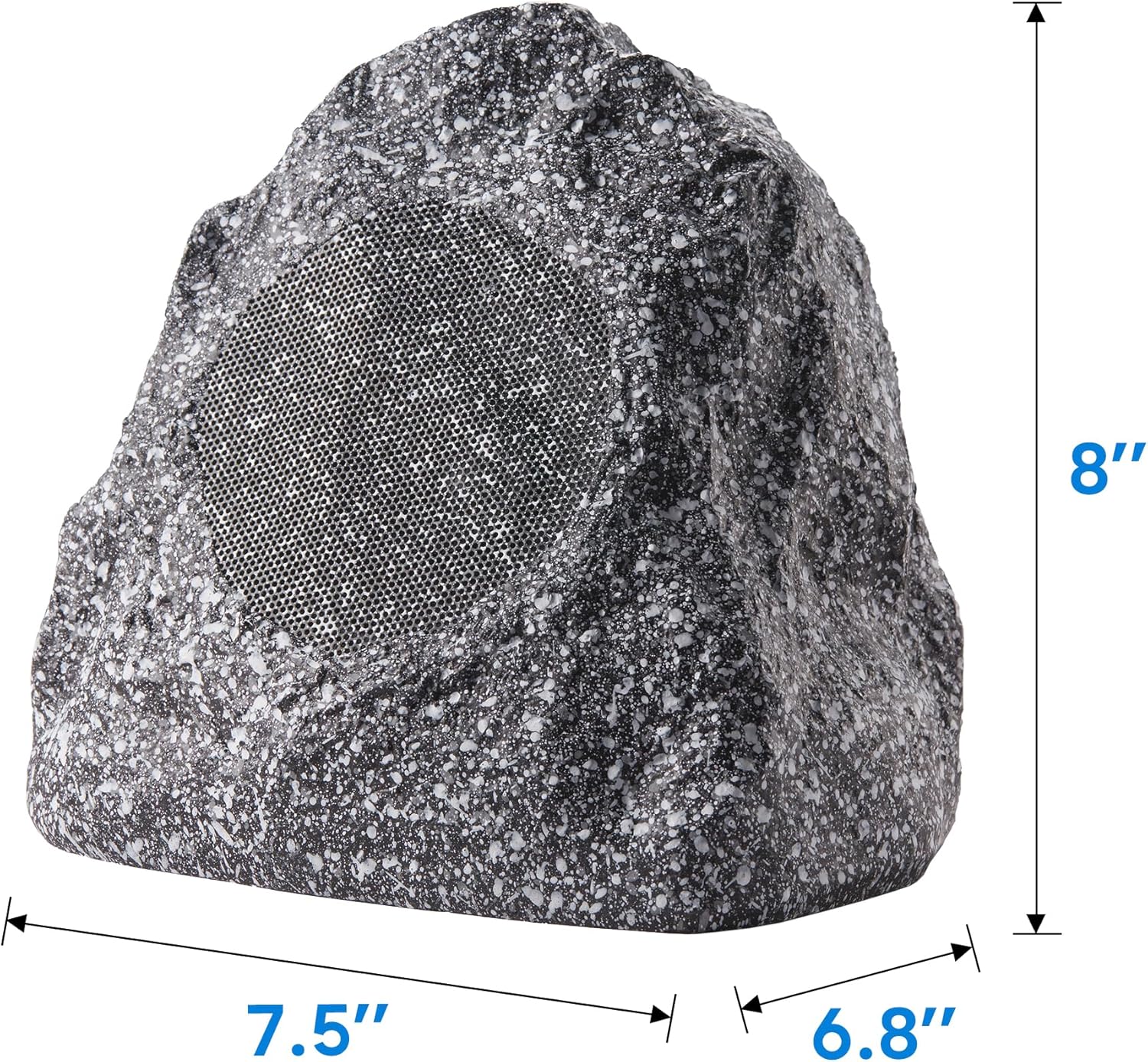 Theater Solutions 4R4G Outdoor Granite Rock 4 Speaker Set for Deck Pool Spa Patio Garden