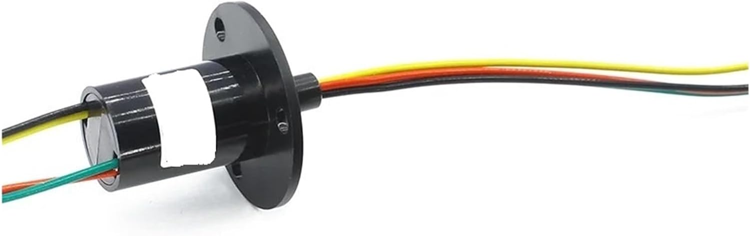 Slip Rings Wind Power Slip Ring 2/3/4 Channel 10A Rotate Dining Table Slipring Electric Collector Rings Joint OD 22mm Used in Industry(4 Wires 10A)
