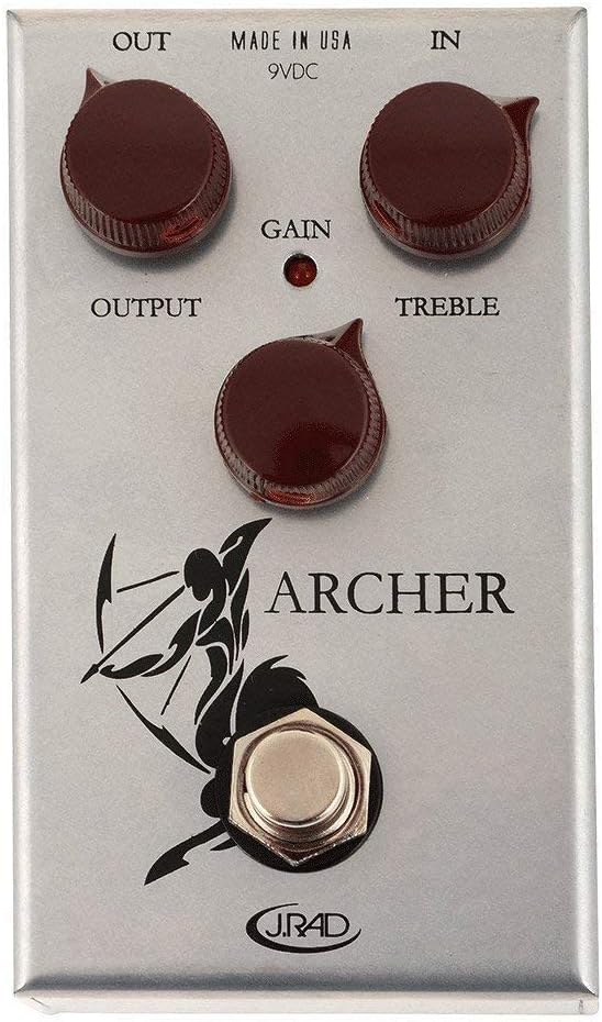 J. Rockett Audio Designs Tour Series Archer Overdrive and Boost Guitar Effects Pedal