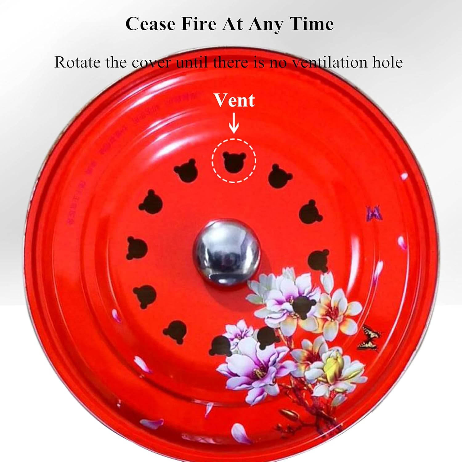 Portable Fire Pits & Bowls,Outdoor Wood Burning Grill Firepit Bowl,Patio Bonfire Fire Pits