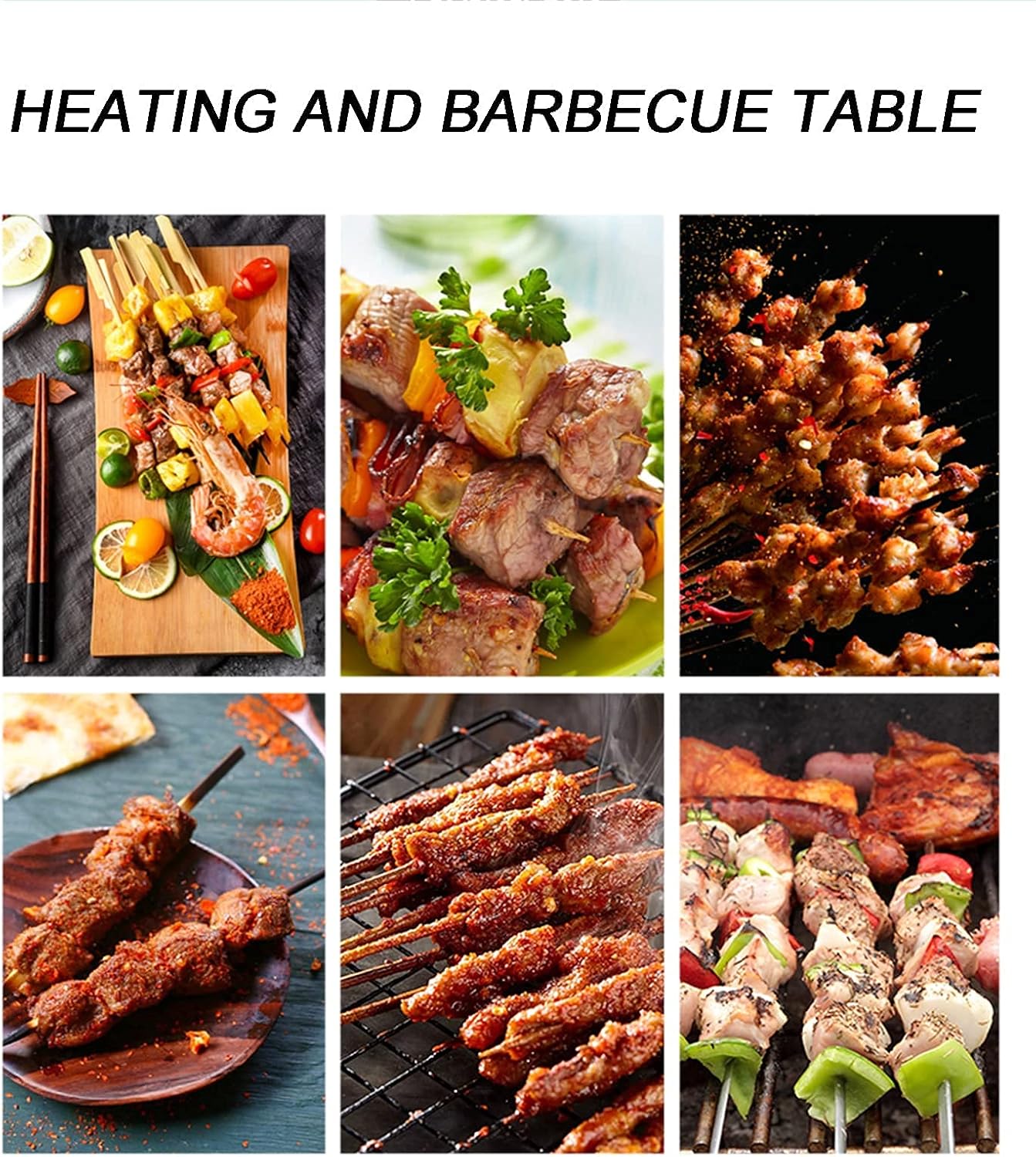 Fire Pit Garden fire Pit, Square Heating Brazier, fire Pit Table with Barbecue Grill, Wood Burning fire Pit in Courtyard