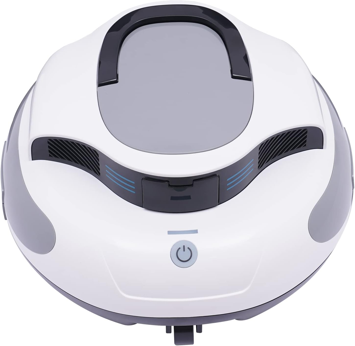 Cordless Robotic Pool Cleaner Portable Automatic Pool Vacuum Lasts 75 Mins,Self-Parking, Automatic Robot Cleaners for Inground Flat Pools up to 807ft²,White