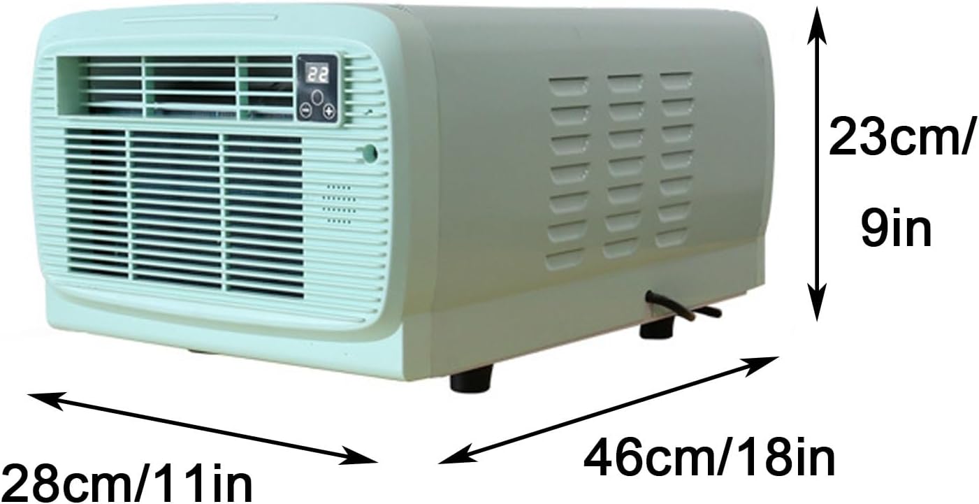 2200 BTU Portable Camping Air Conditioner Small Compressor Refrigeration Low Energy Air Cooler for Room Pets Outdoor Cooling(110v)