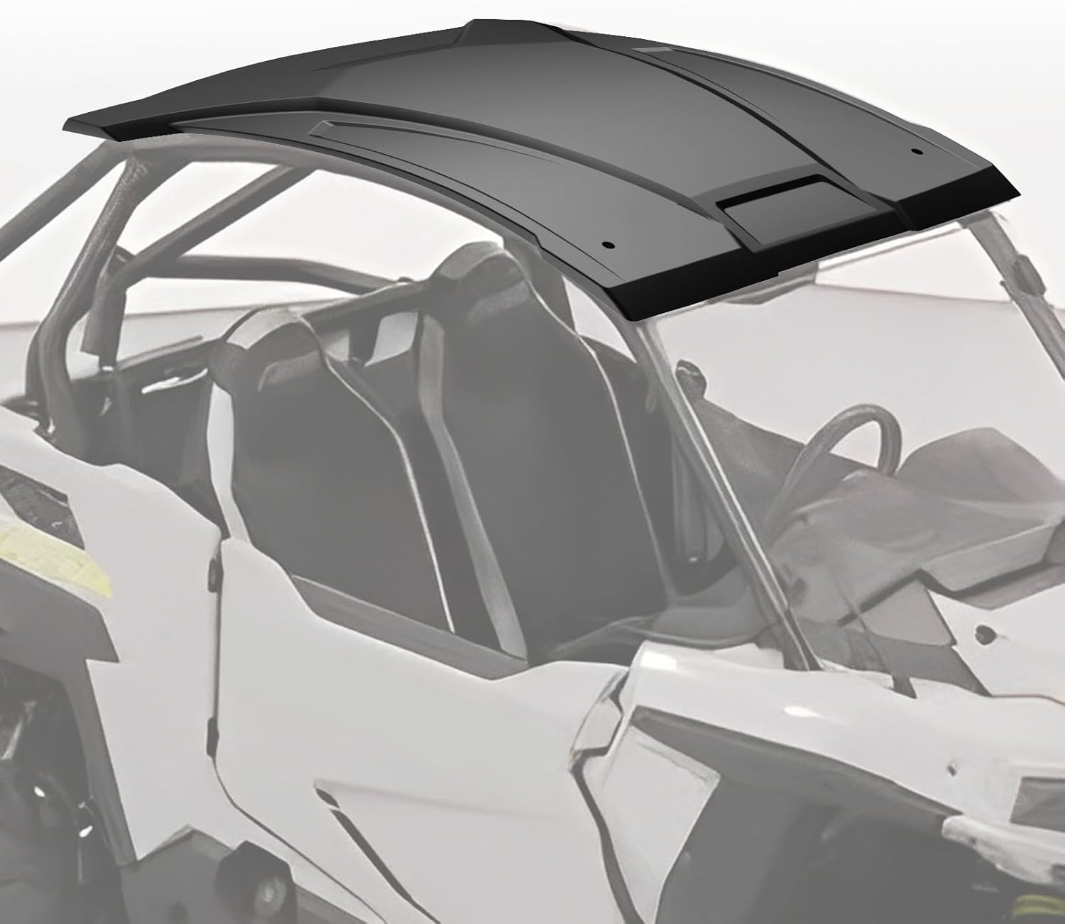 Roof Top for Polaris RZR Trail, Dustproof Coat Lock & High Density Poly 2-Piece Combination Roof for Polaris RZR Trail S 900 1000 Ultimate/Premium/Sport 2021-2024 Accessories(2PCS, 2884729)