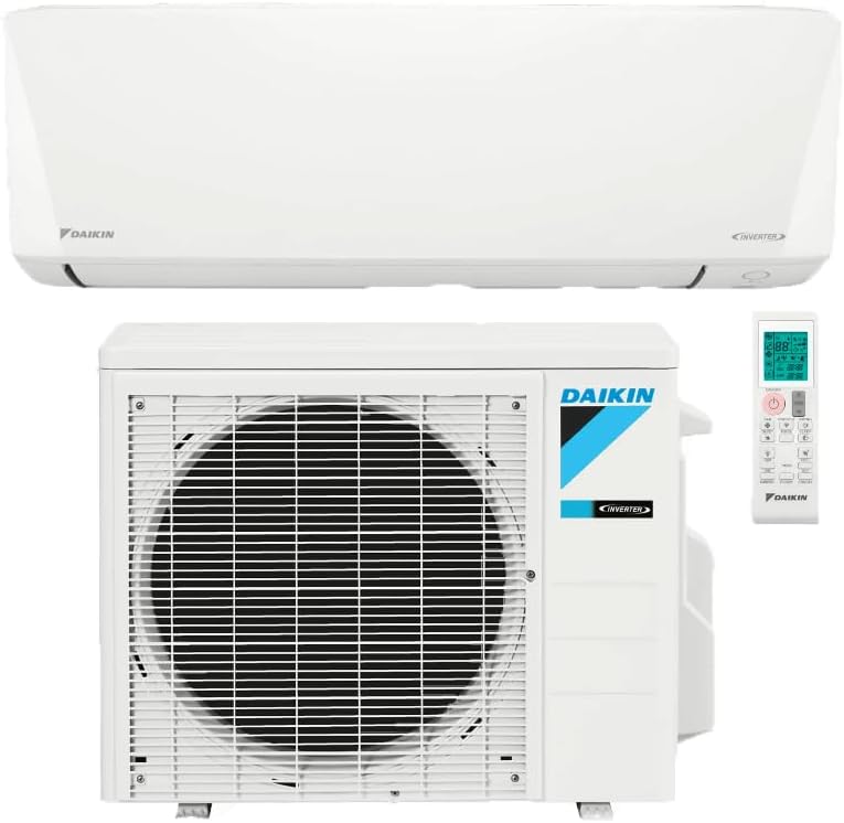 Daikin 9,000 Btu 18 SEER2 Single Zone Ductless Mini Split Heat Pump System (R-32) - RXC09AXVJU, FTXC09AXVJU