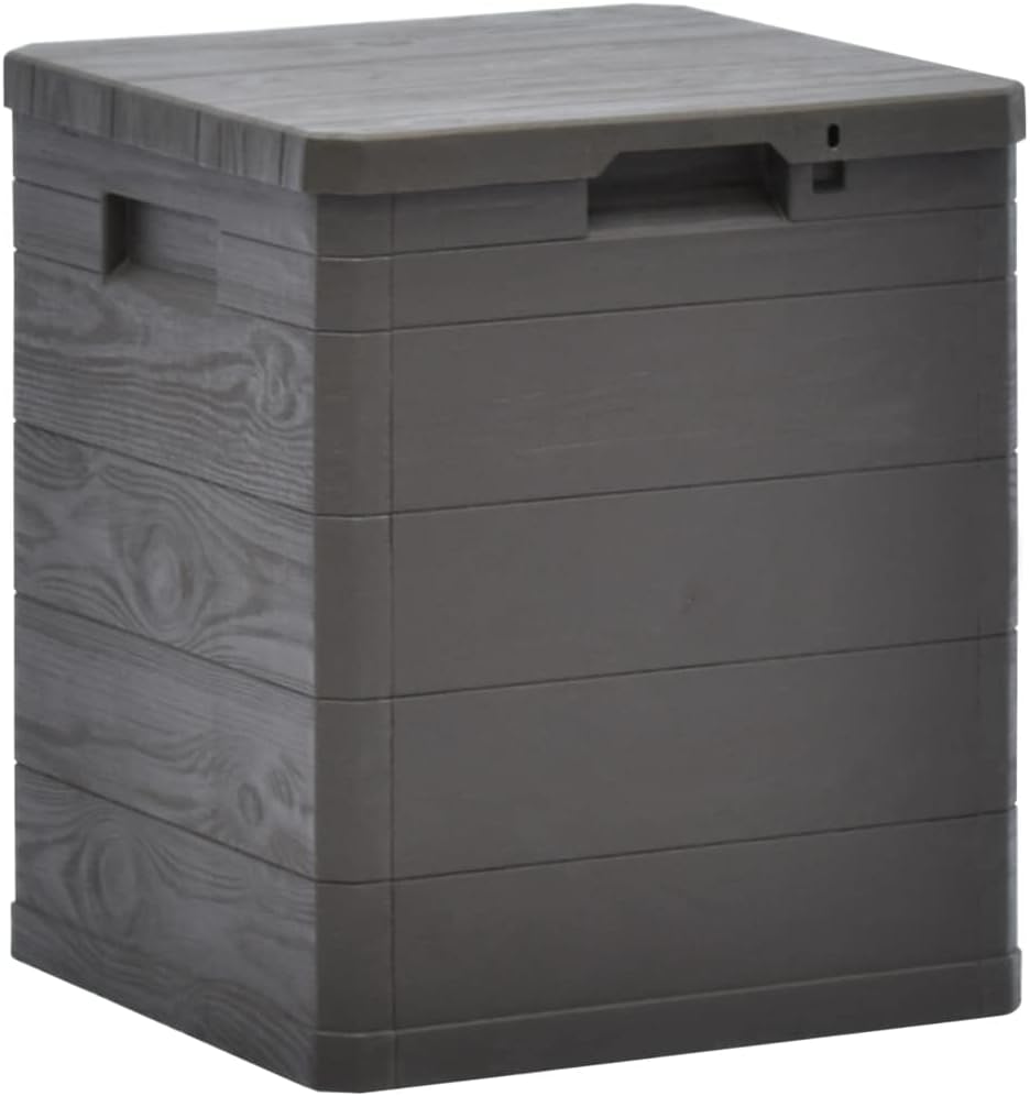 【Fast Shipping】 Lightweight Storage Box for Indoor/Outdoor for Patio, Deck, Patio Patio Storage Box 23.8 gal Brown