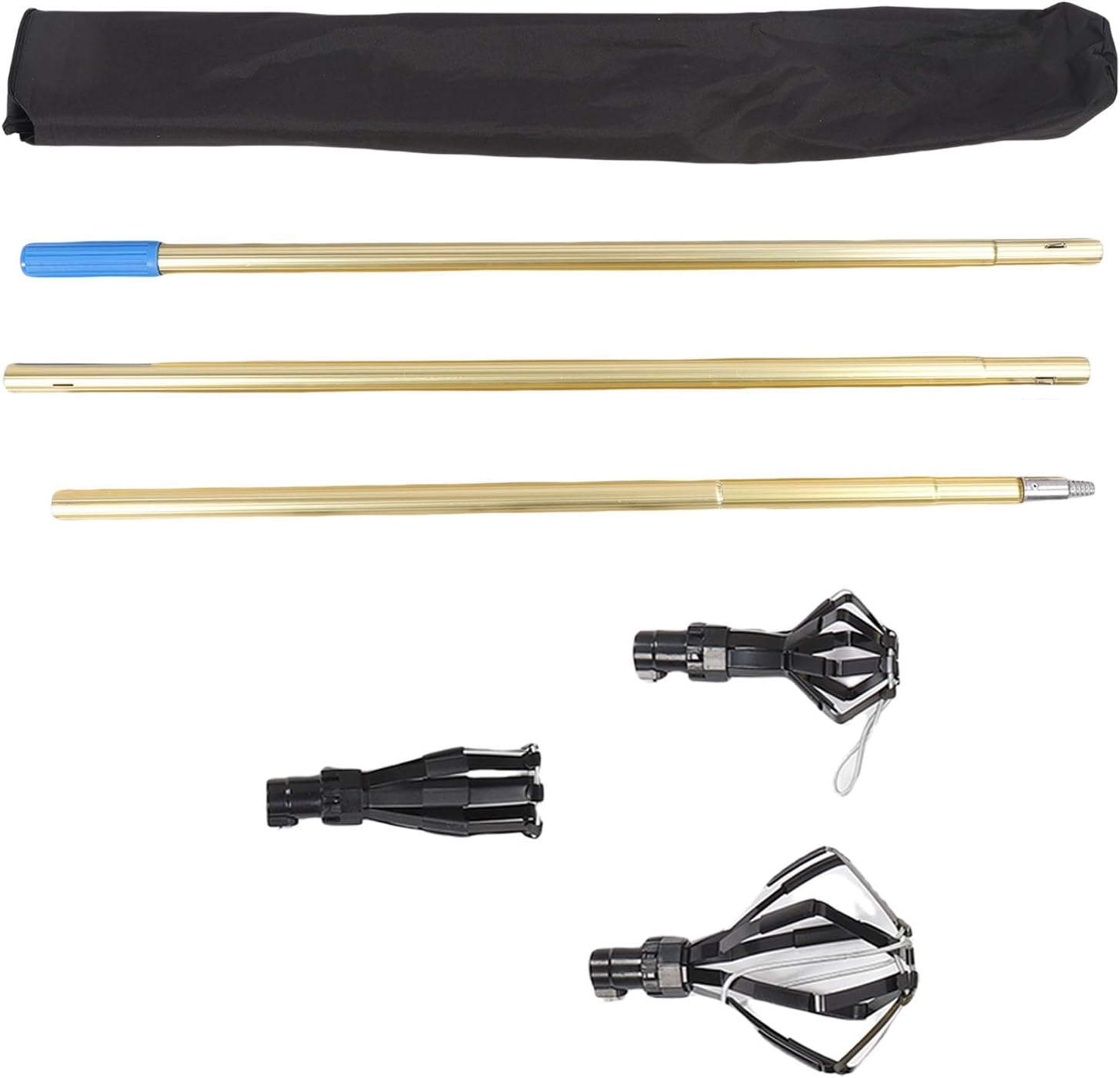 Pwshymi High Ceiling Light Bulb Changer Durable Ti Alloy Bulb Extension Pole for Convenient Ceiling Replacement for Household Use