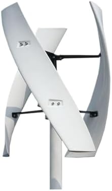 10KW Vertical Wind Turbine Generator Kit - 10000W Low Noise Windmill for Home Use, 12V/24V/48V Free Energy, Ideal for Hybrid Solar-Wind Systems (White, 24V Model)